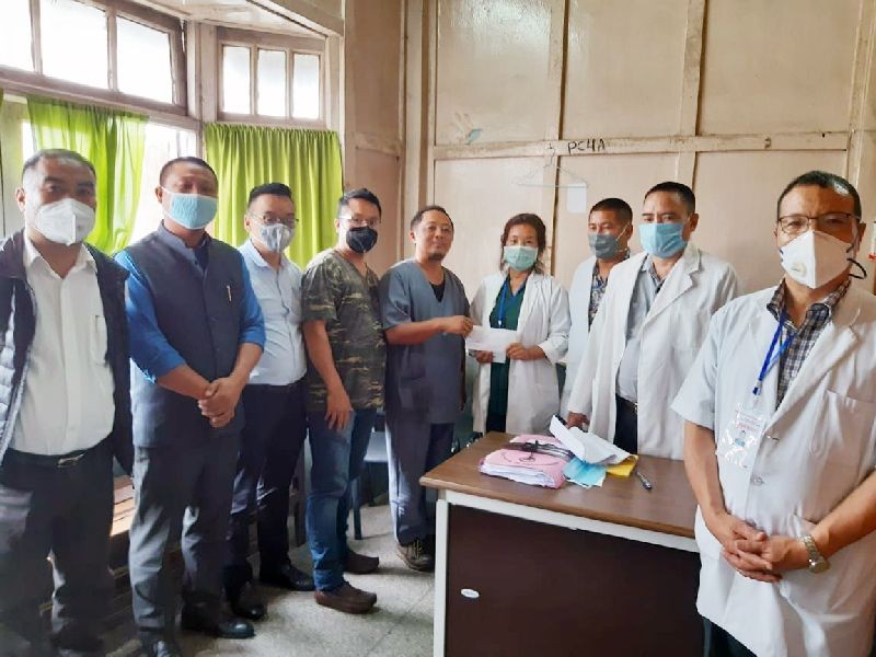 Some members of Nagaland Warriors seen with anaging Director NHAK and others.